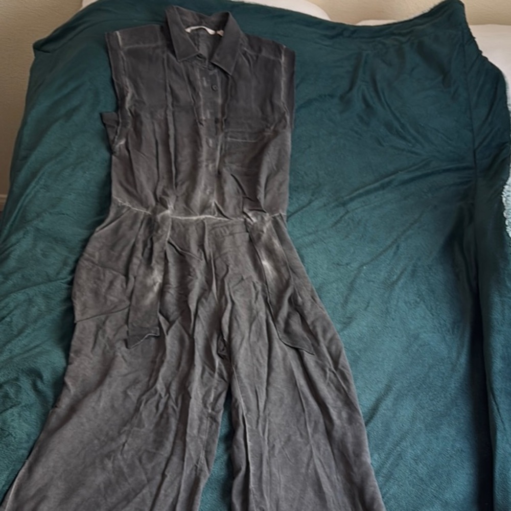 Soft Surroundings Gray Jumpsuit Relaxed Fit